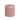Rustic pink pillar candle by Grand Illusions, 100x100mm, with a textured, rustic finish suitable for home decor.
