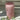 Rustic dusky pink pillar candle from Grand Illusions, 70x130mm, with textured surface and warm, inviting glow.