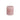 Rustic dusky pink pillar candle by Grand Illusions, 70x75mm, showing textured wax finish and natural candle shape.