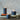 Rustic Inky Blue Pillar Candle by Grand Illusions, 100x100mm, with textured, rustic surface and cylindrical shape.