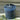 Rustic Inky Blue Pillar Candle by Grand Illusions, 70x75mm, showcasing textured wax and a classic cylindrical shape.