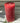 Rustic Pillar Candle Lipstick Red 70x130mm - Bumble Living