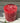 Rustic Pillar Candle Lipstick Red 70x75mm - Bumble Living