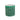 Emerald green rustic scalloped pillar candle by Grand Illusions, 100x100mm, with textured, decorative design for cozy ambiance.