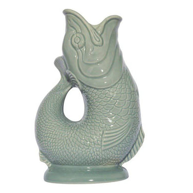 Sage Original Gluggle Jug XL by The Gluggle Jug Factory showing a large ceramic jug with a distinctive spout and classic design.