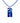 Sea Blue Bubble Glass Rectangle Pendant - Bumble Living