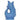 Large Sea Blue Original Gluggle Jug by The Gluggle Jug Factory featuring a classic ceramic design and a distinctive spout.