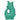 Large sea green Gluggle Jug by The Gluggle Jug Factory, featuring a classic ceramic design with a spout and decorative handle.