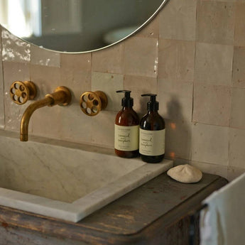 Plum & Ashby Seaweed and Samphire Hand and Body Lotion bottle, featuring botanical ingredients and natural skincare packaging.