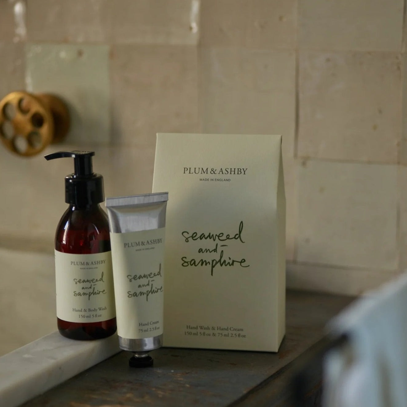 Seaweed & Samphire Wash & Hand Cream Gift Set - Bumble Living