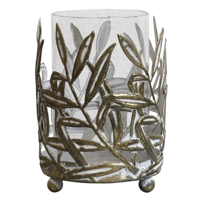 Small Leaf Décor Candle Holder - Bumble Living