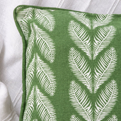 Square Cushion Maya Green - Bumble Living