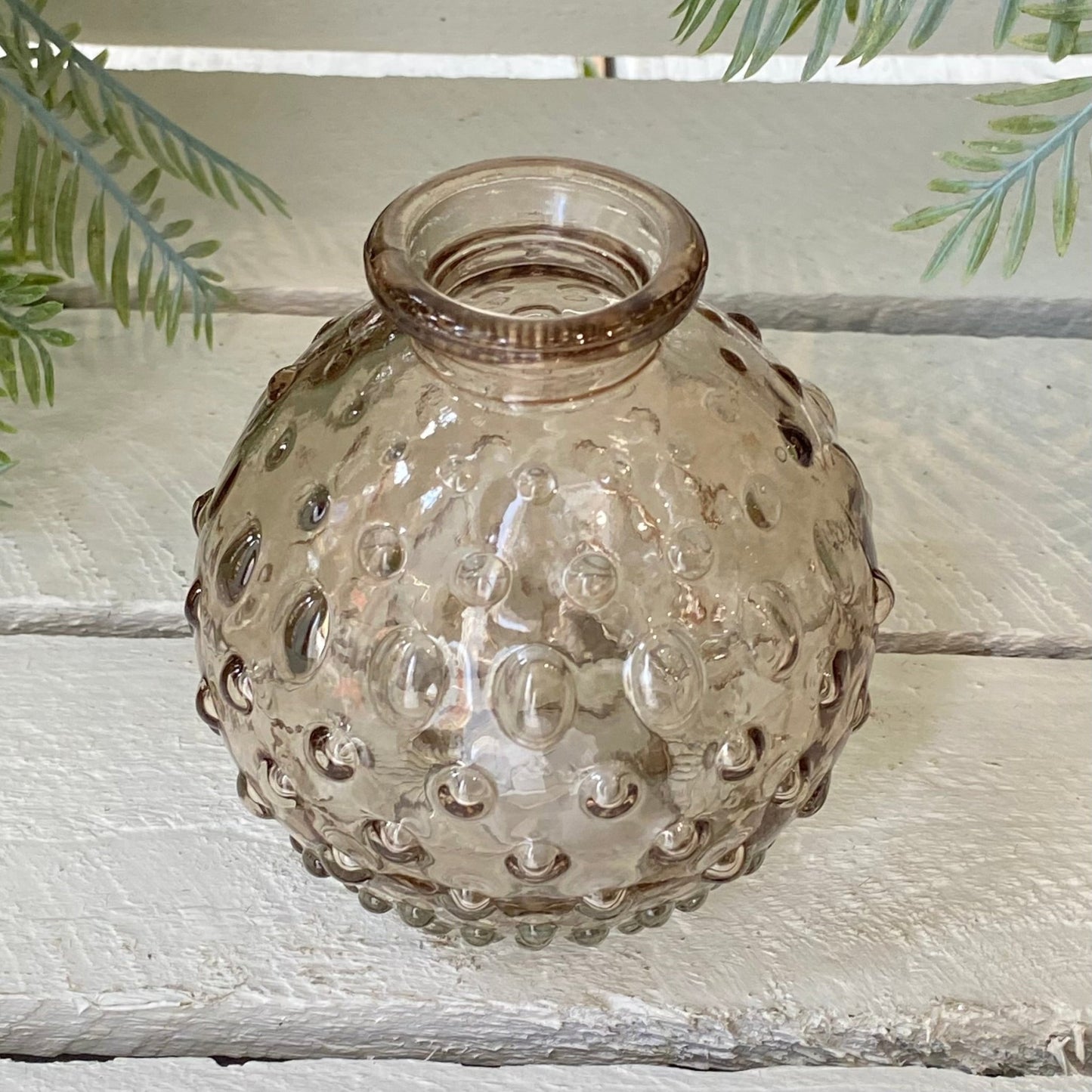 Stone Bubble Stripe Round Jive Vase - Bumble Living