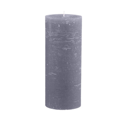 Stone Rustic Pillar Candle 150 hours - Bumble Living