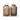 Casa Verde stone vertical pattern bottle vase with a sleek, elongated design and textured stone finish.