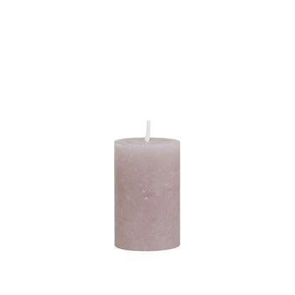 Taupe Rustic Pillar Candle 16 hours - Bumble Living