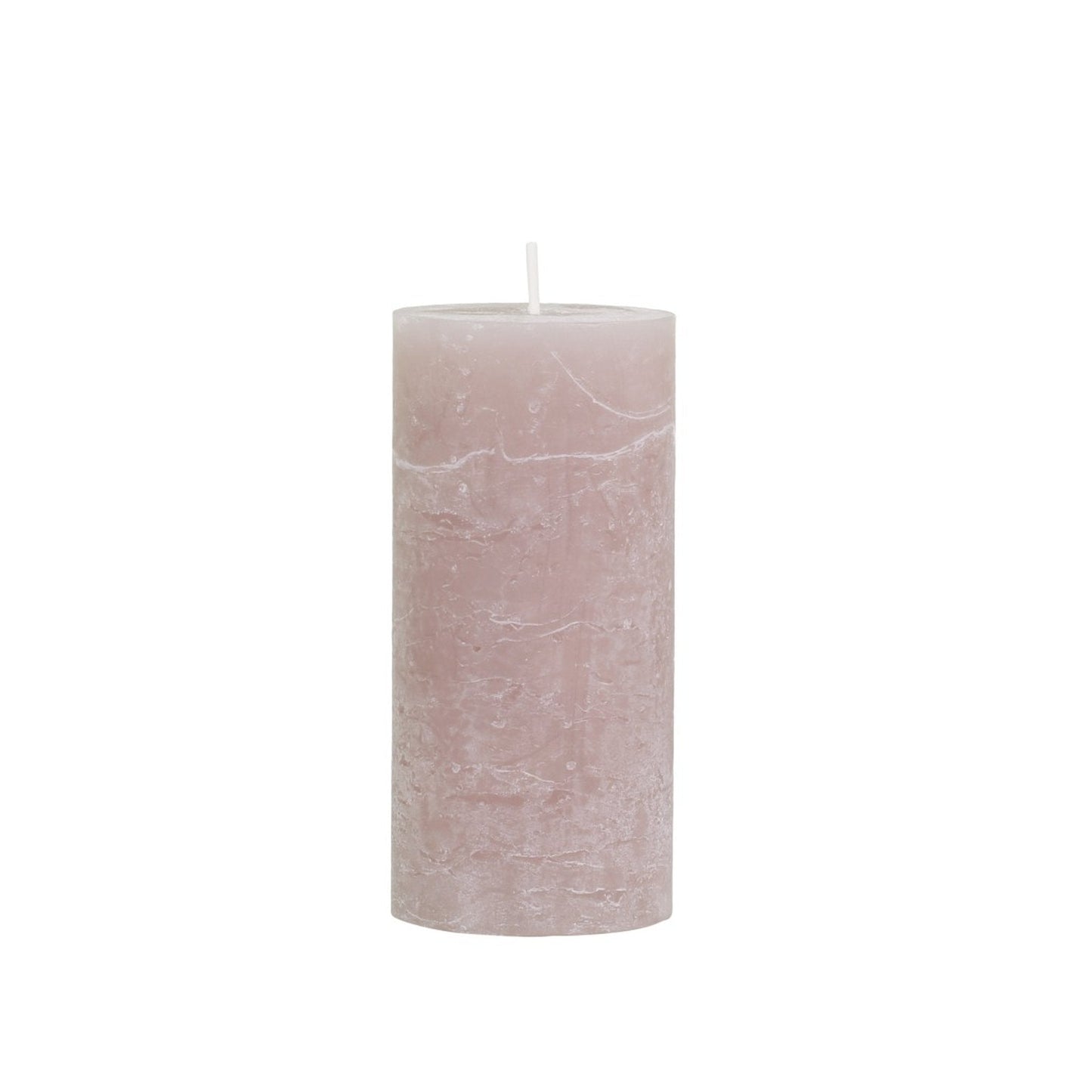 Taupe Rustic Pillar Candle 60 hours - Bumble Living
