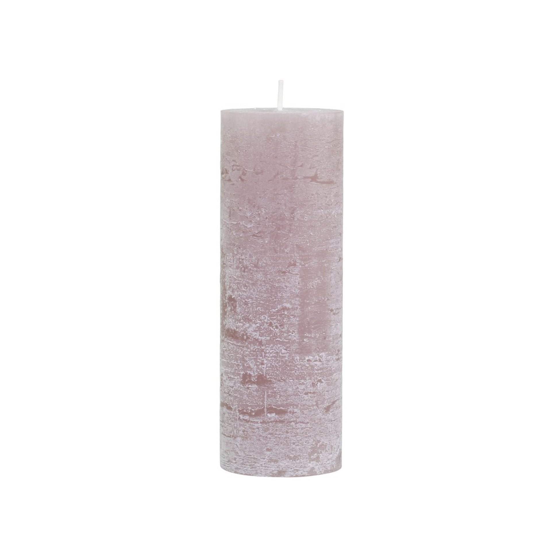 Taupe Rustic Pillar Candle 80 hours - Bumble Living