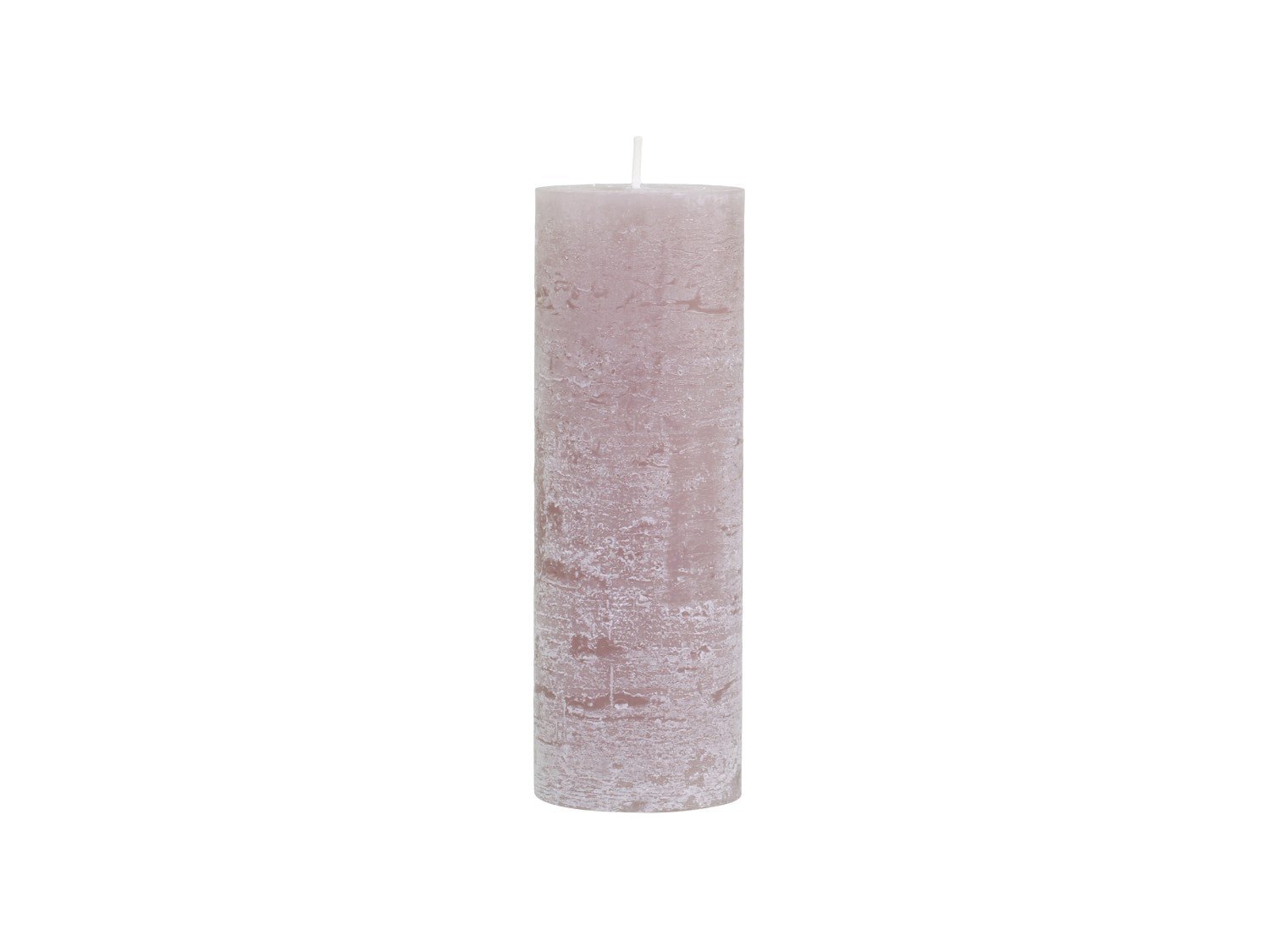 Taupe Rustic Pillar Candle 90 hours - Bumble Living
