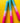 Turquoise Flamingo Dip Dye Dinner Candle Trio - Bumble Living
