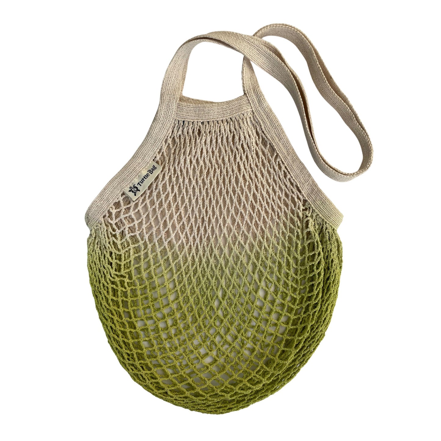 Turtle Bags Long Handle Dip Dye Bag Lime - Bumble Living