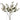Artificial white wild meadow rose flower on a single stem, from Hills Interiors, showcasing detailed, realistic flower craftsmanship.